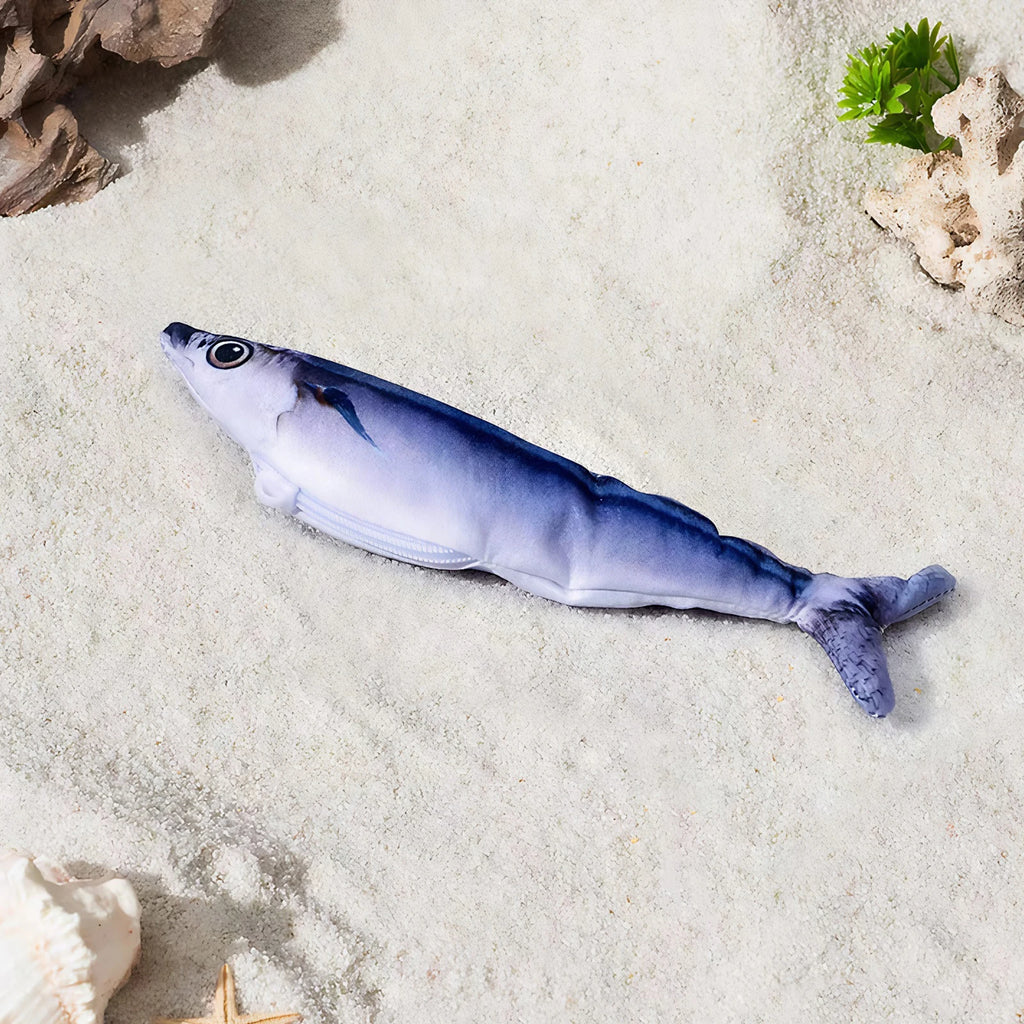 Simulation Fish Catnip Toy Anti-Bite Activated Kitten Toy Interactive Cat Exercise Toys for All Breeds Cat Kicker