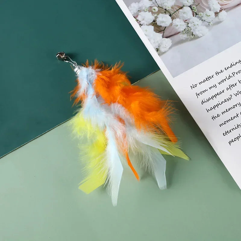 Feather Accessories Birds Worm Bell Interactive Replacement Refill Foam Ball Training