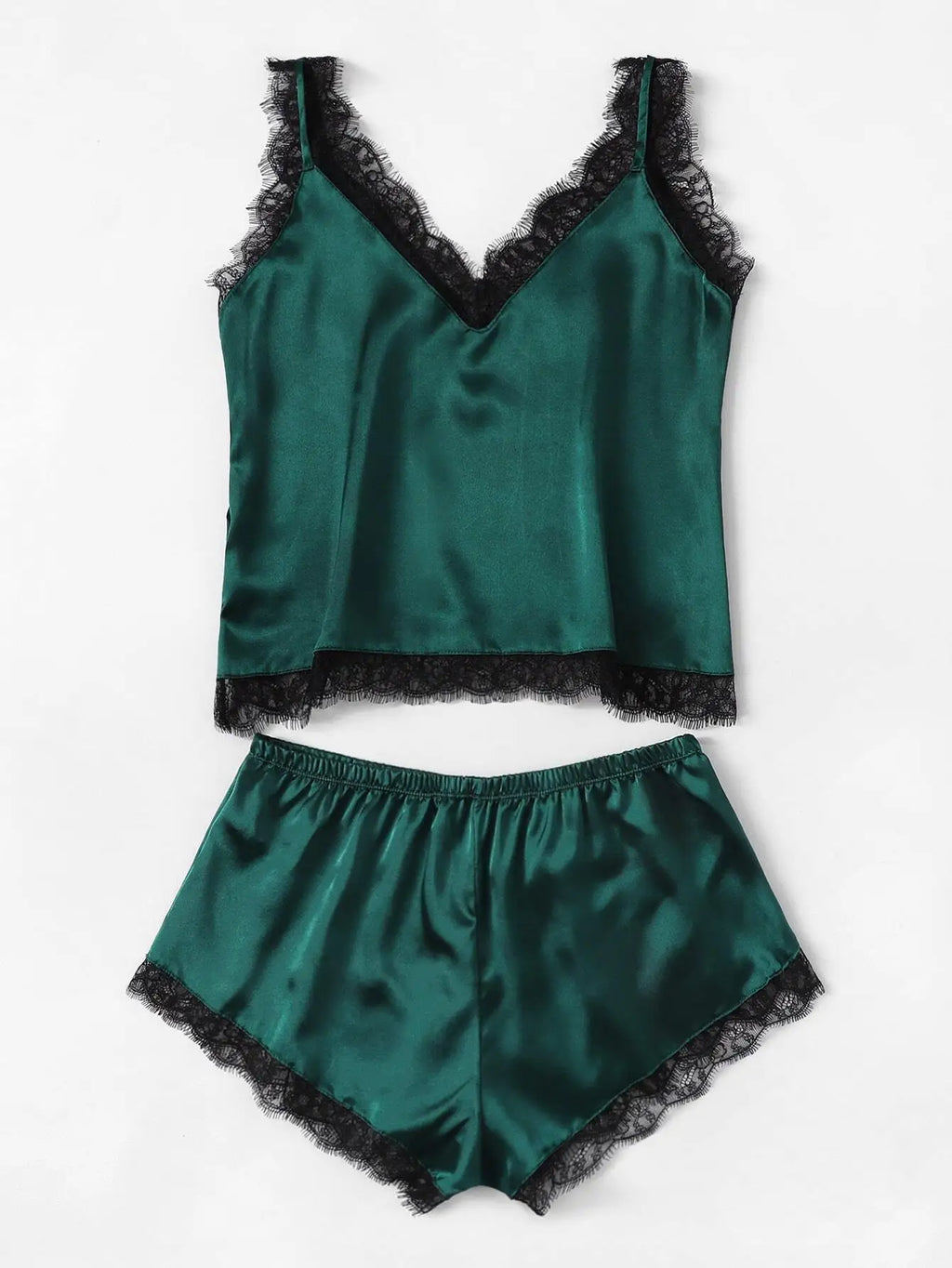 Women’s Satin Lace Sleepwear Set