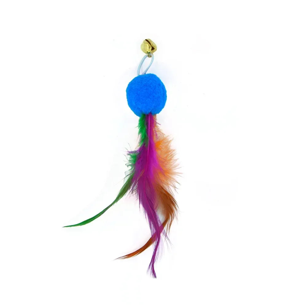 Feather Accessories Birds Worm Bell Interactive Replacement Refill Foam Ball Training