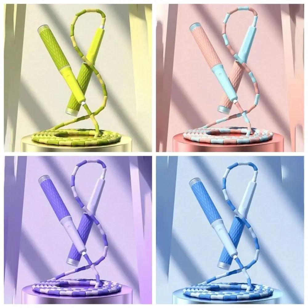 Adjustable Beaded Skipping Rope