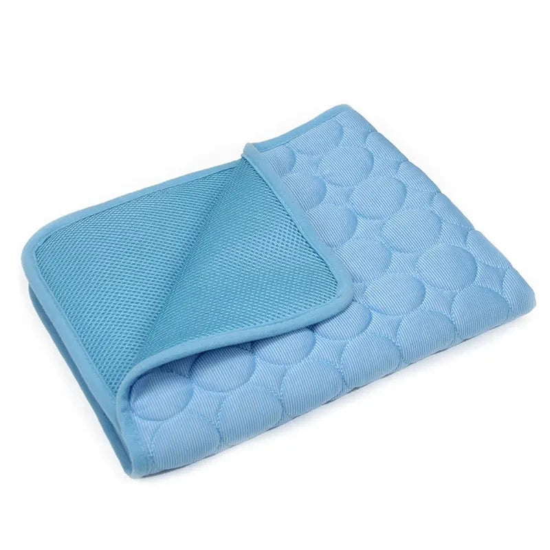 Dog Cooling Mat Large Cooling Pad Summer Pet Bed for Dogs Cats Kennel Pad Breathable Pet Self Cooling Blanket Dog Crate Sleep