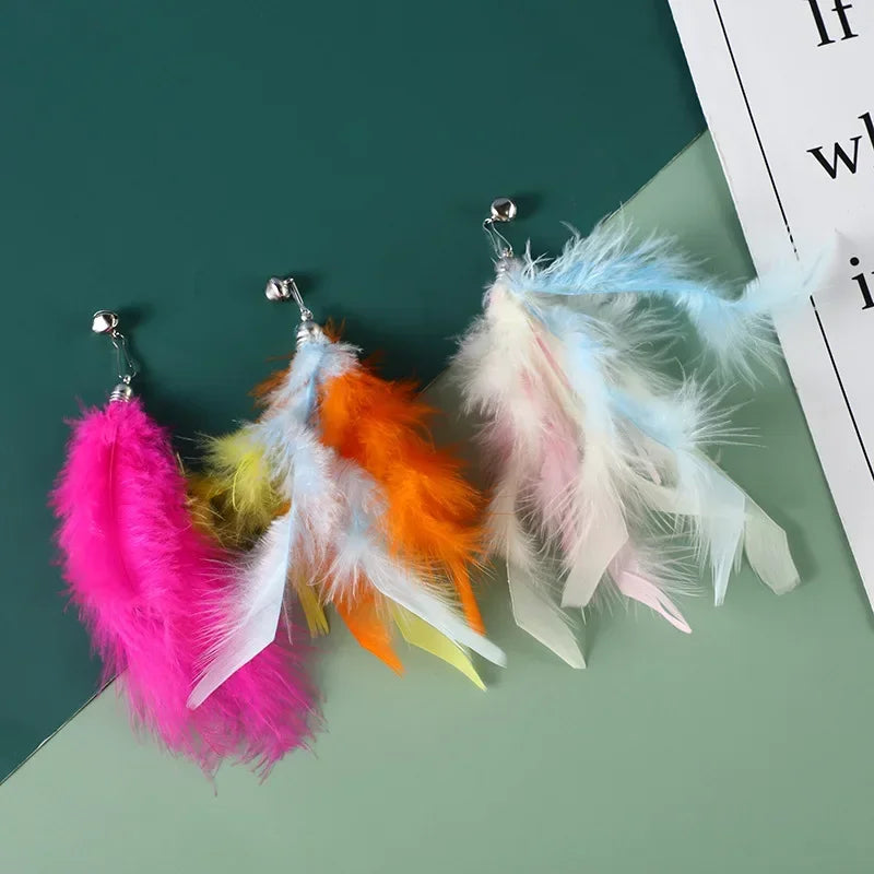 Feather Accessories Birds Worm Bell Interactive Replacement Refill Foam Ball Training