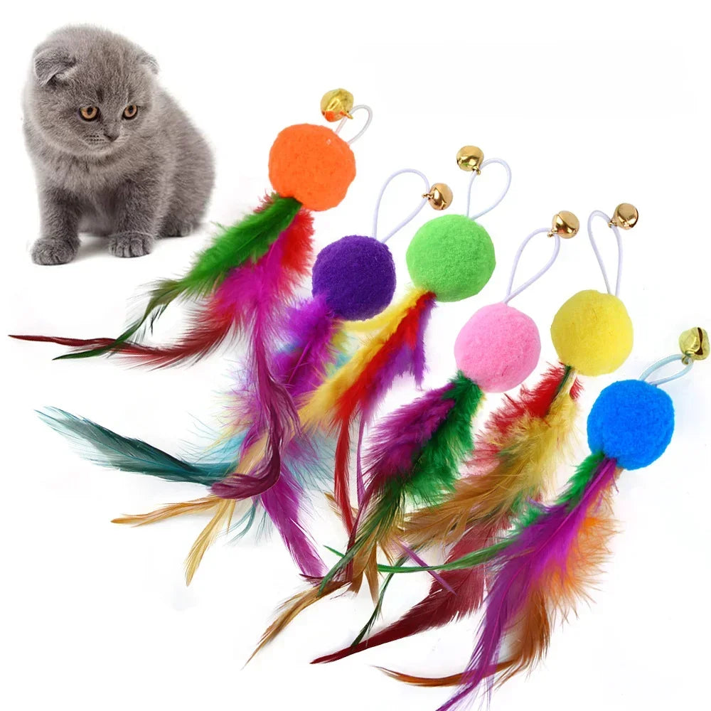 Feather Accessories Birds Worm Bell Interactive Replacement Refill Foam Ball Training