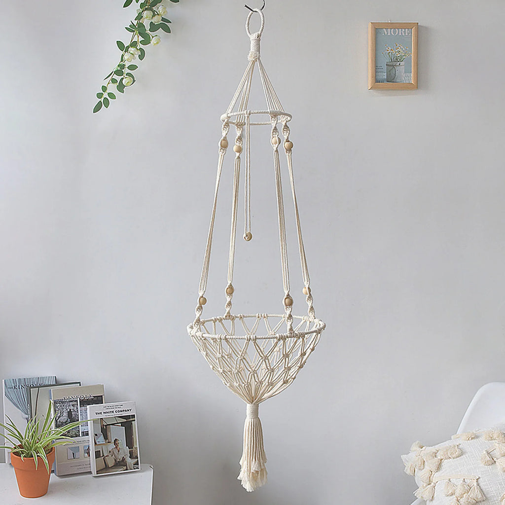 Cat Hammock Bed, Hanging Indoor Cat Bed, Ceiling Catio Swing for Playing Sleeping Climbing and Lounging