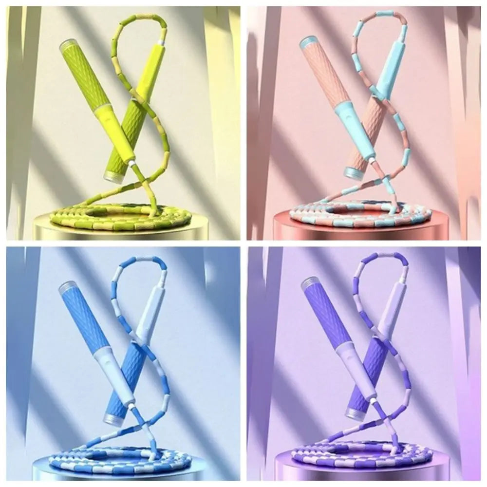 Adjustable Beaded Skipping Rope