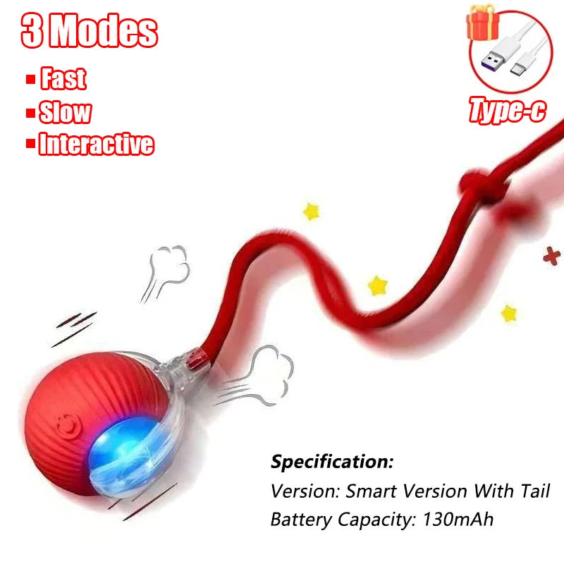 Interactive Ball Rolling Ball Rechargeable Training Mouse