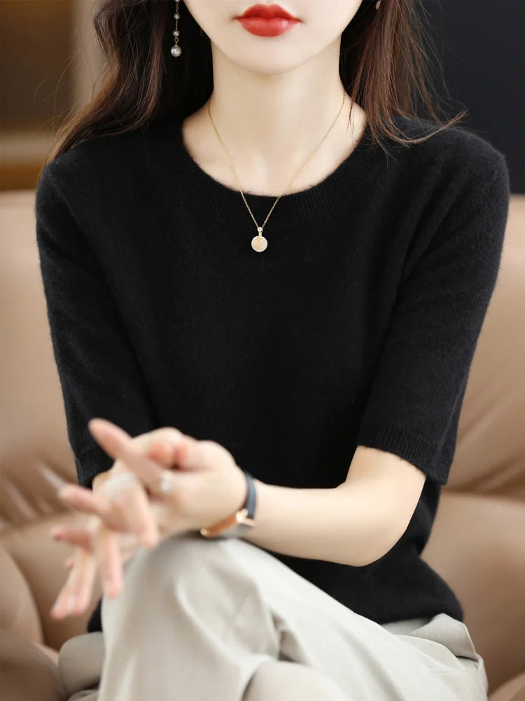 Women’s Merino Wool & Cashmere Sweater