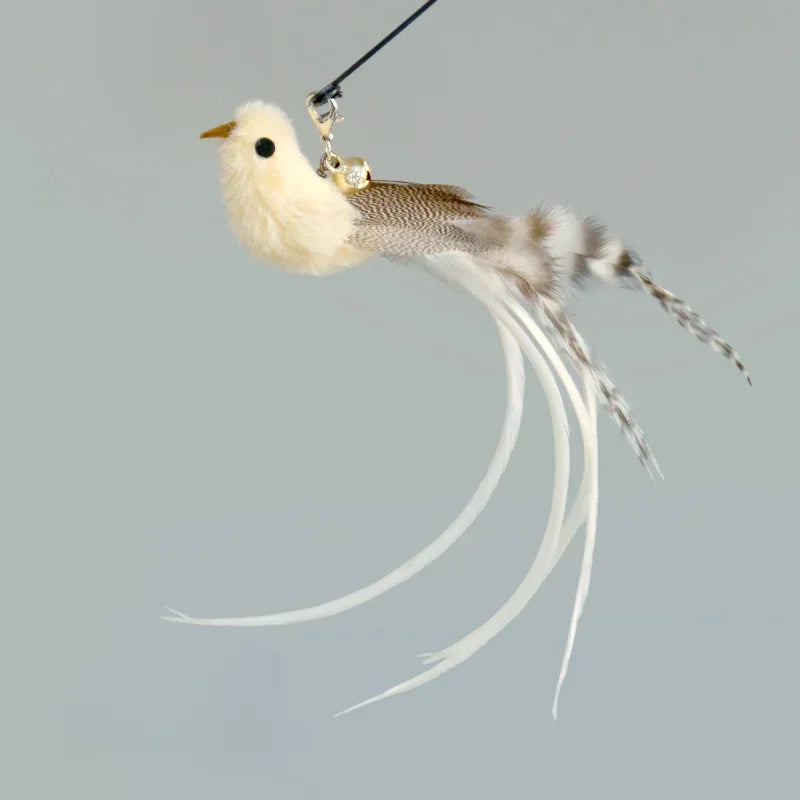 Feather Accessories Birds Worm Bell Interactive Replacement Refill Foam Ball Training