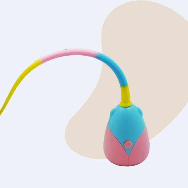 Cat Interactive Ball Toy 3 Mode Automatic Rolling Ball Faux Tail Rechargeable Smart Pet Electric Toy Cat Training Imitate Mouse