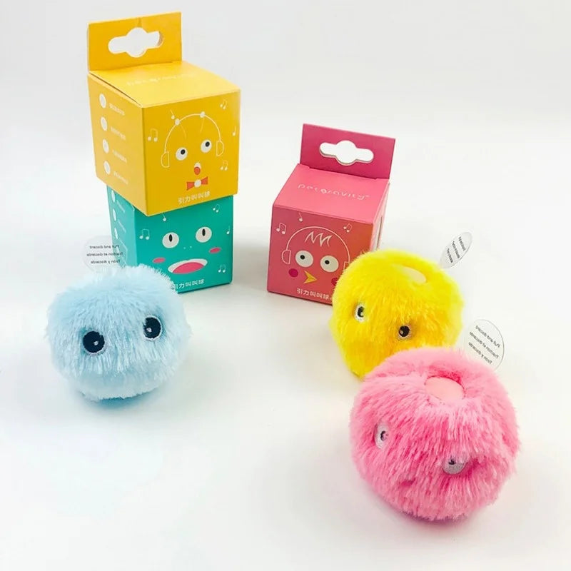Interactive Ball Smart Cat Toys, Electric, Catnip, Training, Touch, Squeak