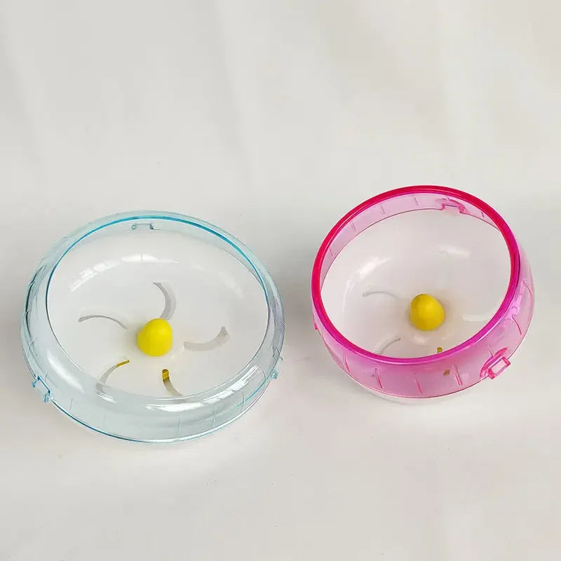 1PC 12-21cm Hamster Running Disc Toy Silent Small Pet Waterproof Cage Rotating Wheel Accessories Wear-resistant Hamster Sport