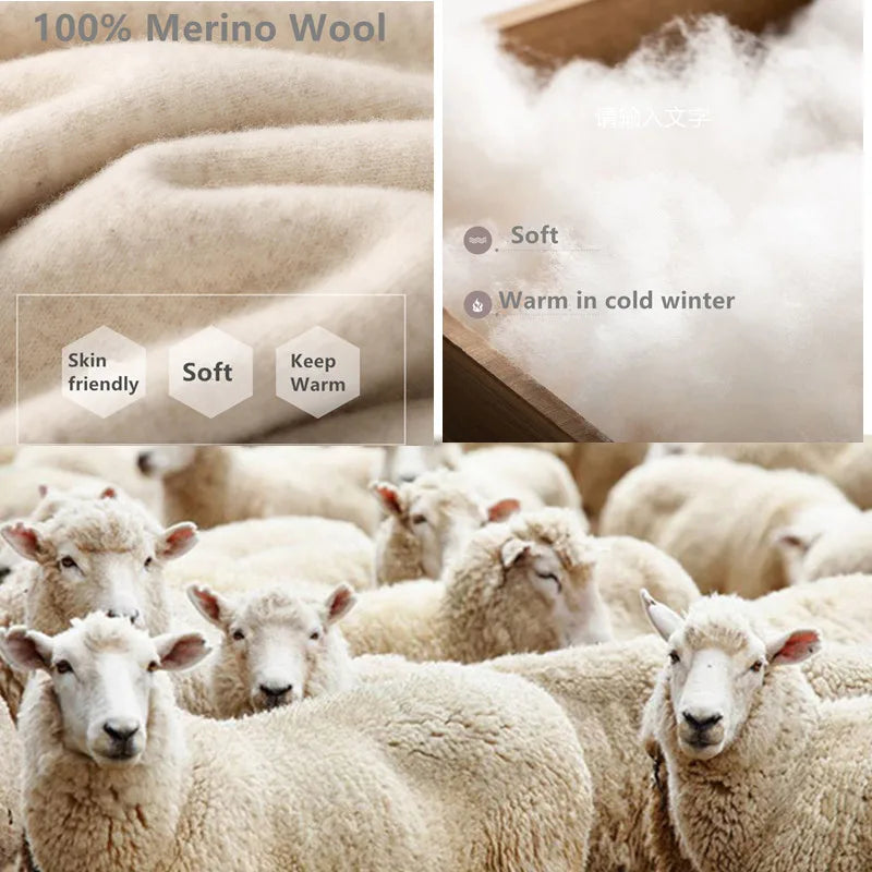 100% Merino Wool Poncho Cardigan