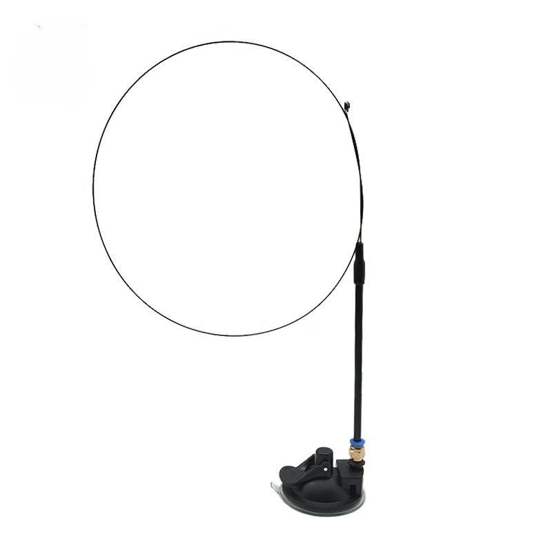 Handfree Bird/Feather Wand Bell Suction Cup Interactive Hunting Exercise