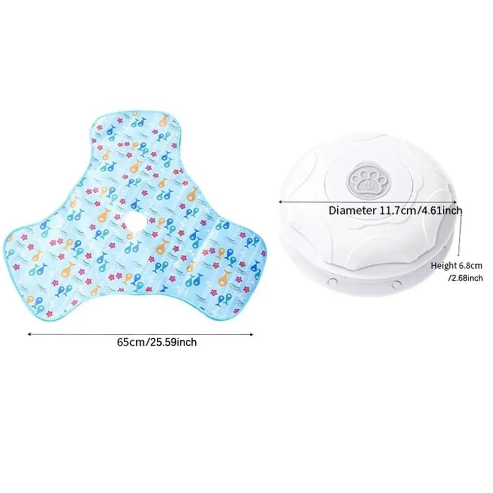 Motion Activated Smart Cat Toys Rechargeable Moving Concealed Feathers Pet Toy Cover Self Soothing Hide and Seek Toy