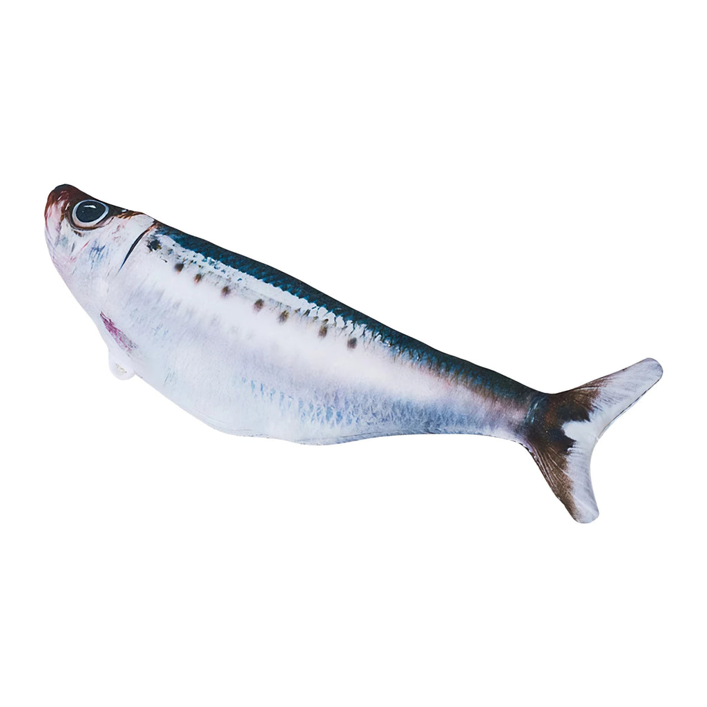 Simulation Fish Catnip Toy Anti-Bite Activated Kitten Toy Interactive Cat Exercise Toys for All Breeds Cat Kicker