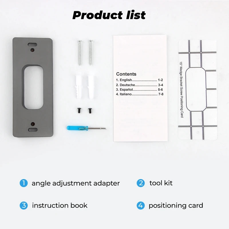 Adjustable Doorbell Bracket