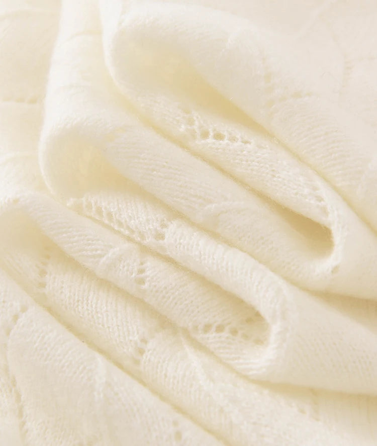 100% Merino Wool Poncho Cardigan