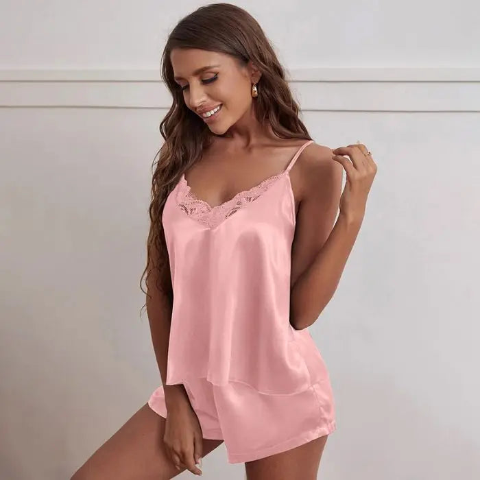 Women’s Silk Pajama Set