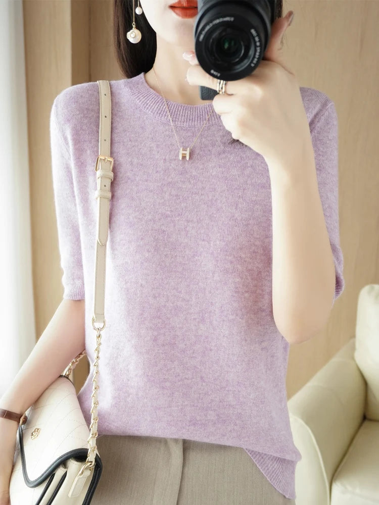 Women’s Merino Wool & Cashmere Sweater