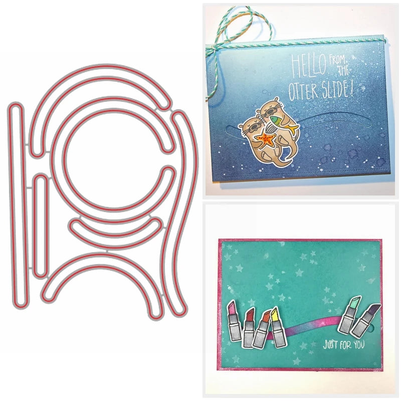 Creative Gliders with Double-Sided Adhesive Circle