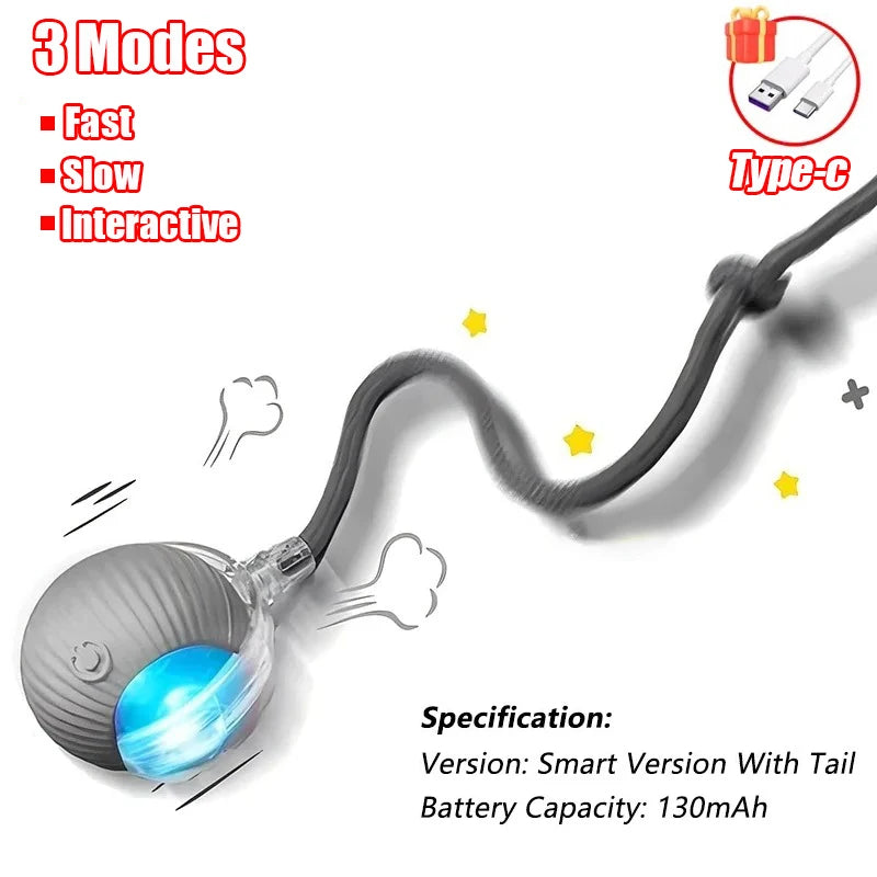 Interactive Ball Rolling Ball Rechargeable Training Mouse