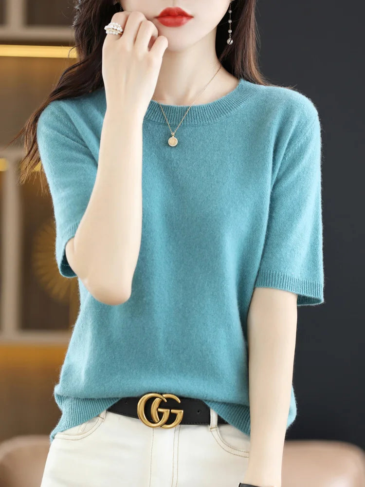 Women’s Merino Wool & Cashmere Sweater