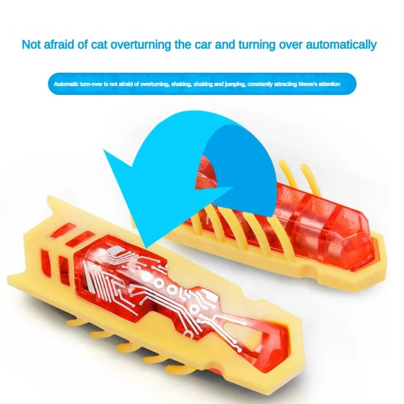 Interactive Electric Bug Escape Automatic Flip Battery Operated Vibration Beetle