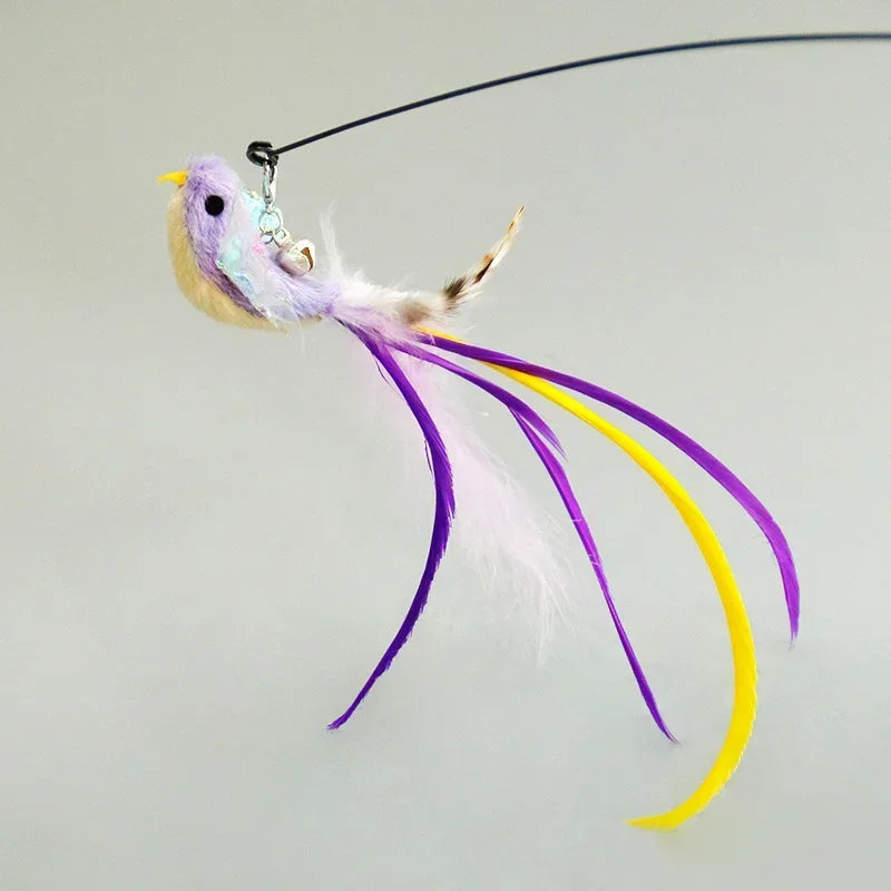 Feather Accessories Birds Worm Bell Interactive Replacement Refill Foam Ball Training