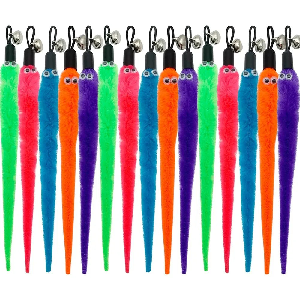 Hot Cat Toys Wand Refills Interactive Cat Toy Replacement Worm Cat Worms Refill Attachments Cat Toy Worms Refills for Cat Wand