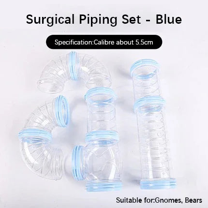 New Hamster Coop External Pipelines Can Be Randomly Spliced DIY Landscape Design Pipes Hamster Cage Modification Movement Tunnel