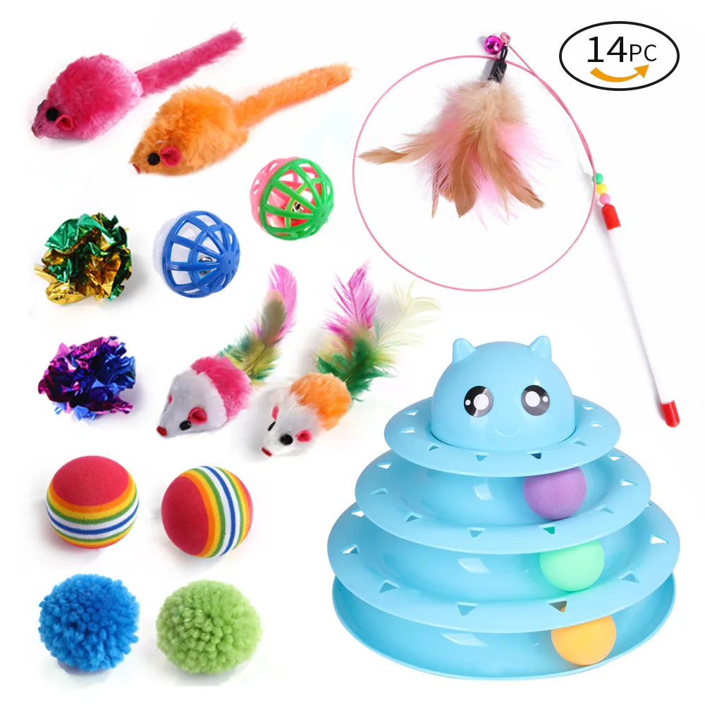 Variety Stick Sisal Mouse Bell Ball 20 Piece Set