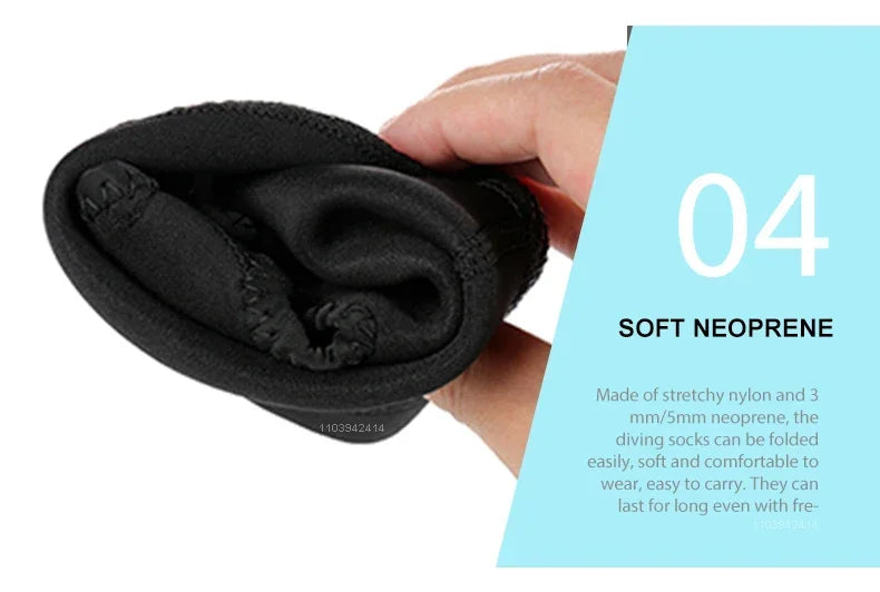 3mm Neoprene Diving Socks