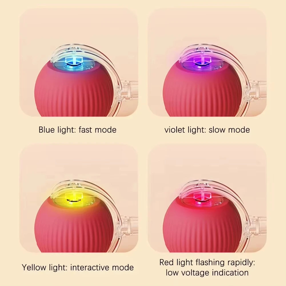 1/2PCS Interactive Ball Electric Rolling USB Rechargeable