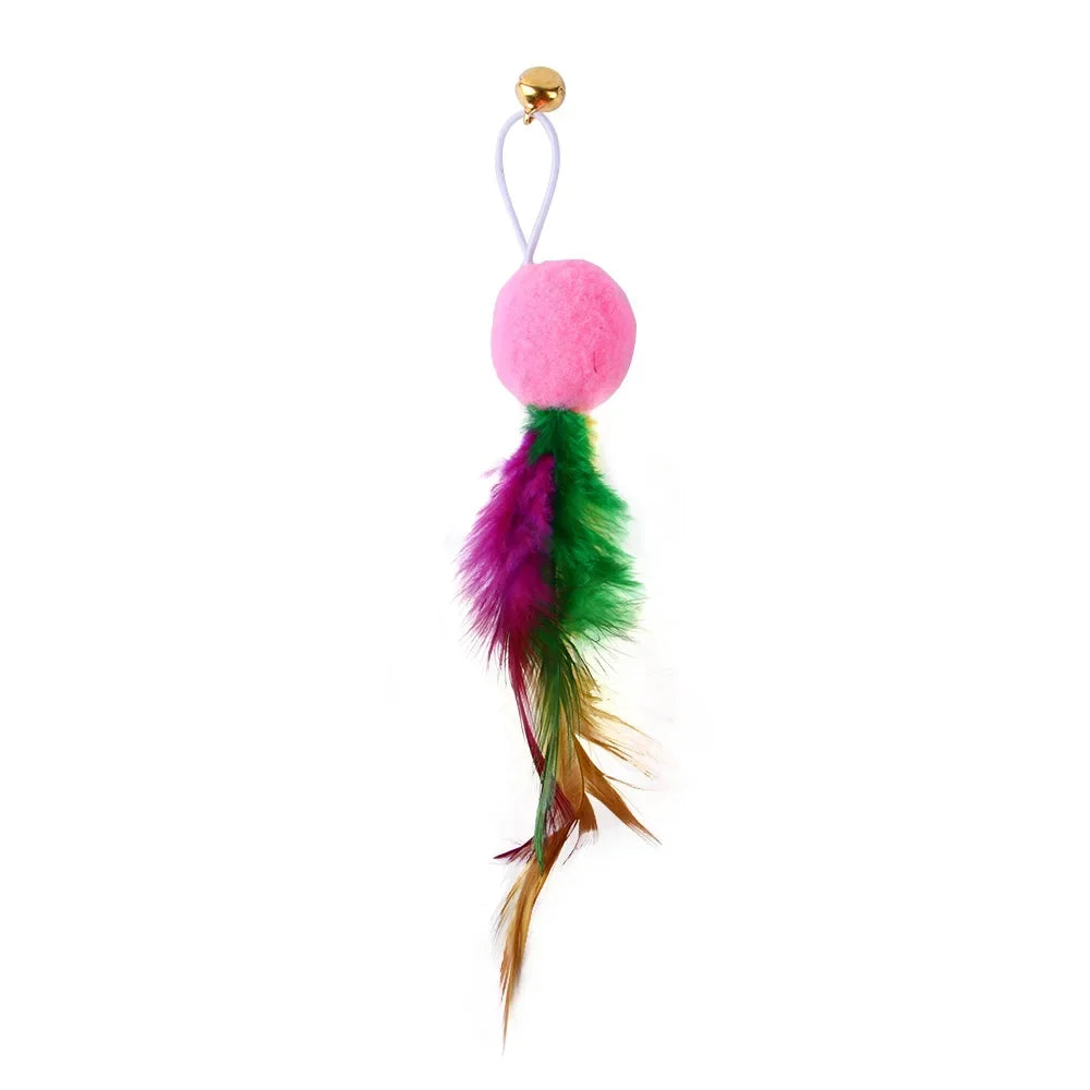 Feather Accessories Birds Worm Bell Interactive Replacement Refill Foam Ball Training