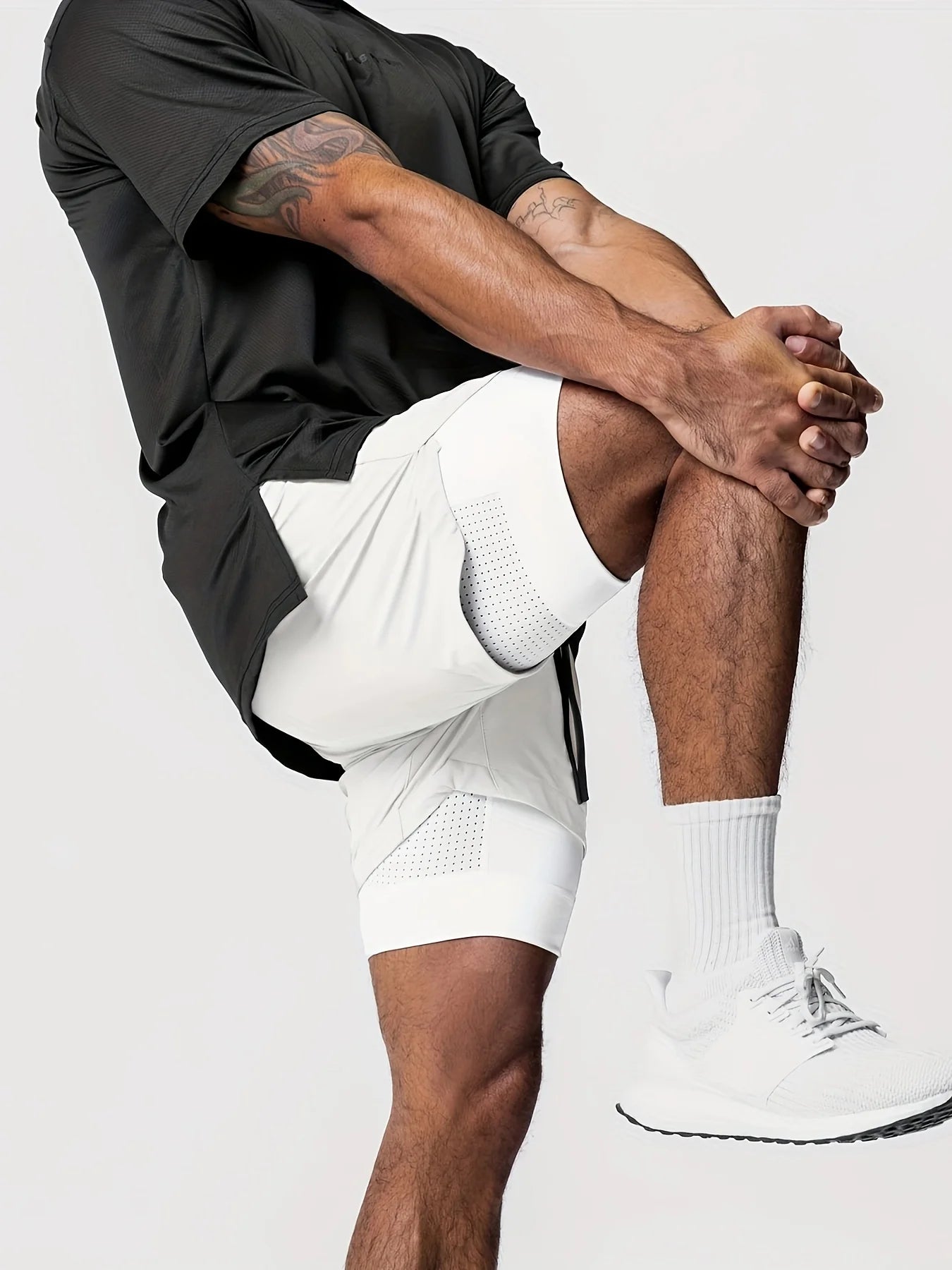 Men’s Double-Layer Sports Shorts
