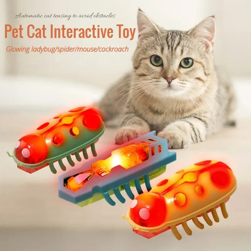 Interactive Electric Bug Escape Automatic Flip Battery Operated Vibration Beetle
