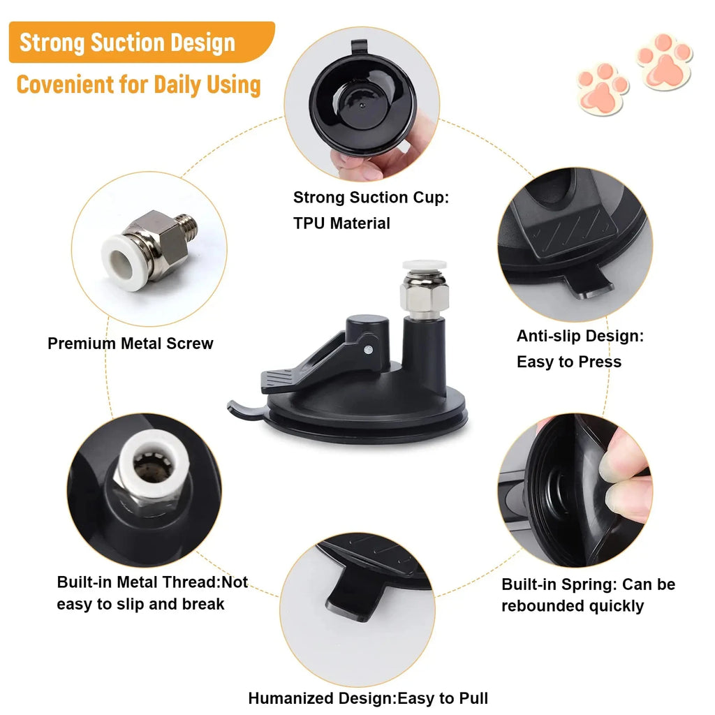 Feathers Wand Interactive Suction Cup Detachable 2 PCS Replacements