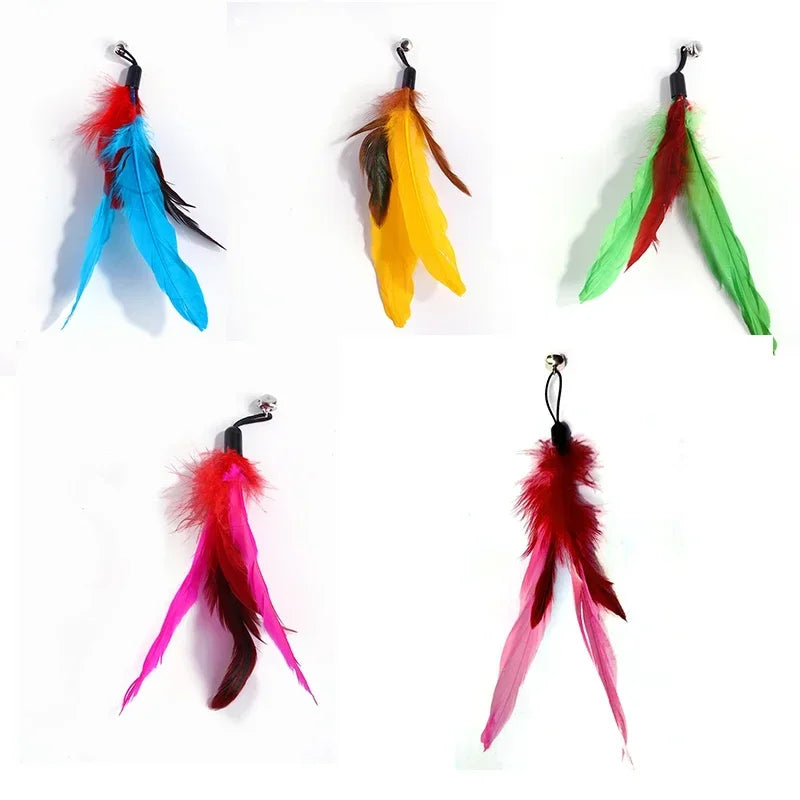 Feather Accessories Birds Worm Bell Interactive Replacement Refill Foam Ball Training