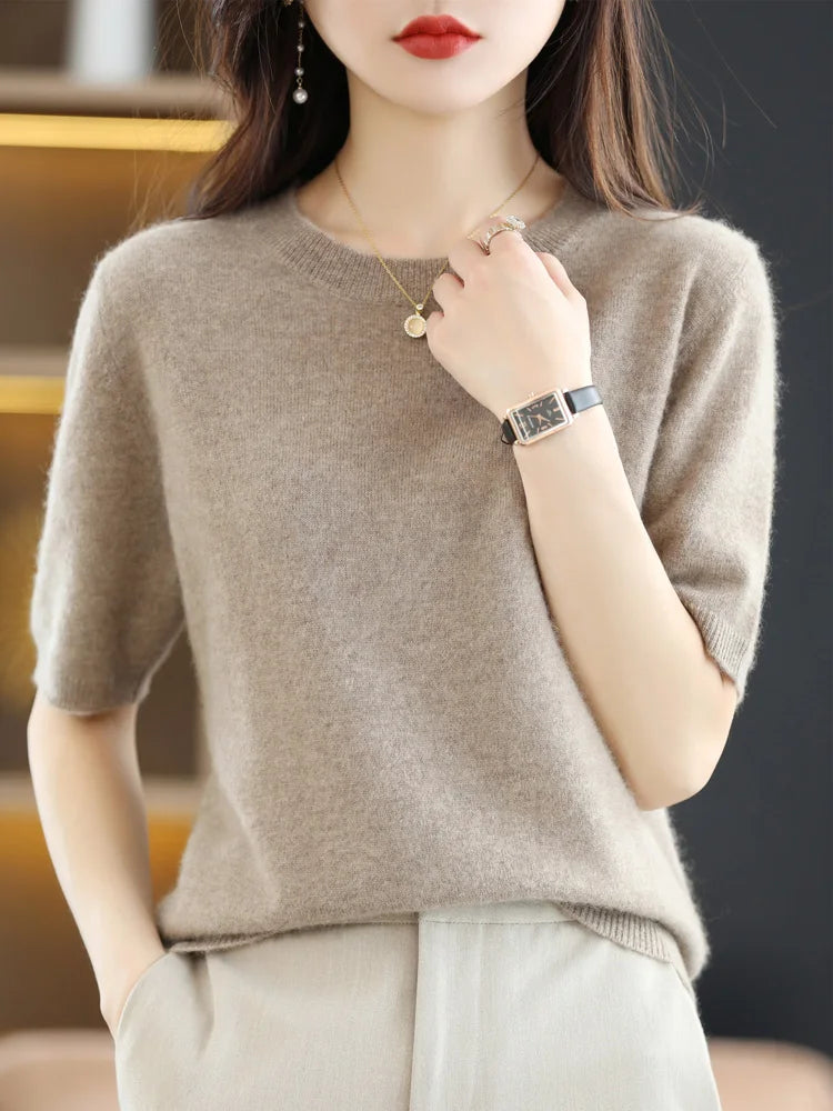 Women’s Merino Wool & Cashmere Sweater