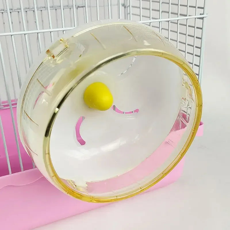 1PC 12-21cm Hamster Running Disc Toy Silent Small Pet Waterproof Cage Rotating Wheel Accessories Wear-resistant Hamster Sport