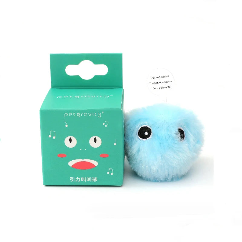 Interactive Ball Smart Cat Toys, Electric, Catnip, Training, Touch, Squeak