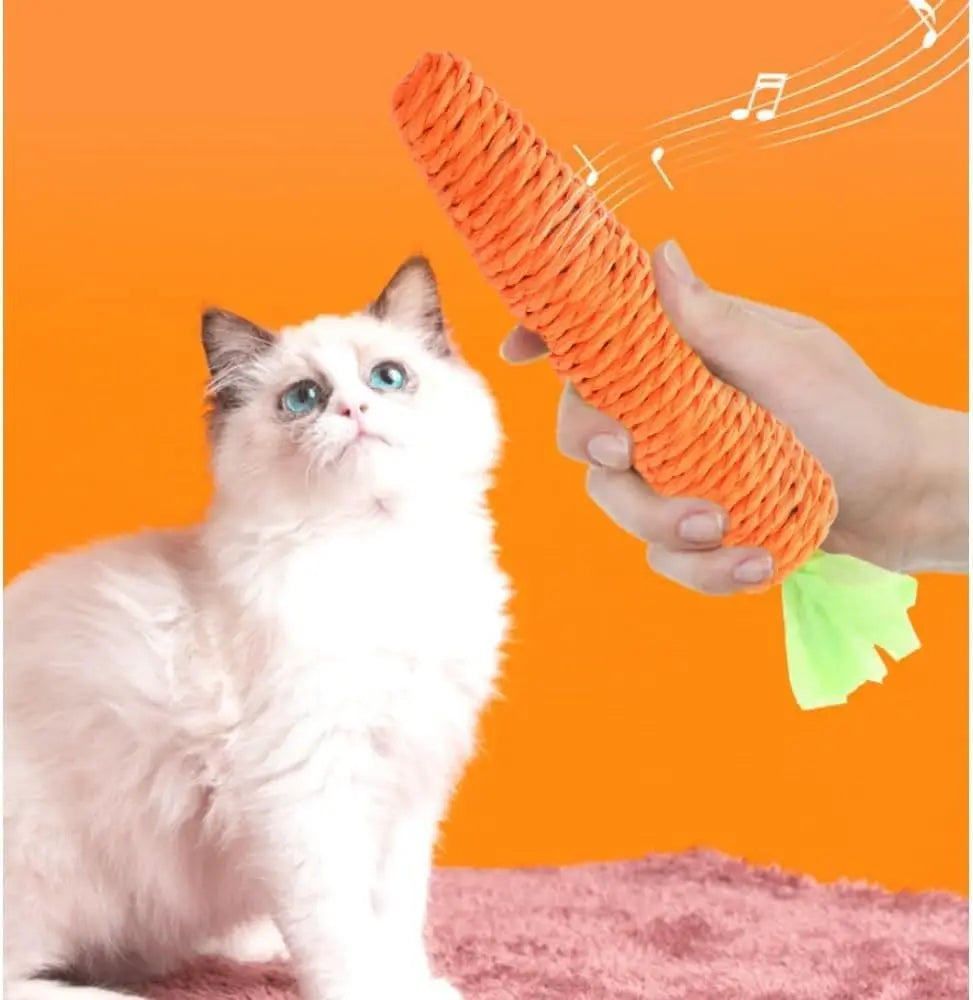 self-entertainment carrot teething bite-resistant scratch-resistant clawing