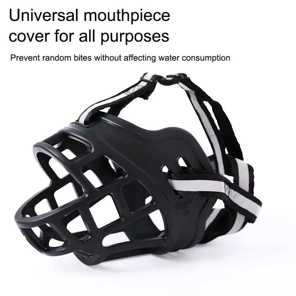 1pc/2pcs Medium And Large Dog Comfortable Breathable Muzzle Guard Anti-Barking Muzzle Basket Pet Mask for Medium to Large Dogs