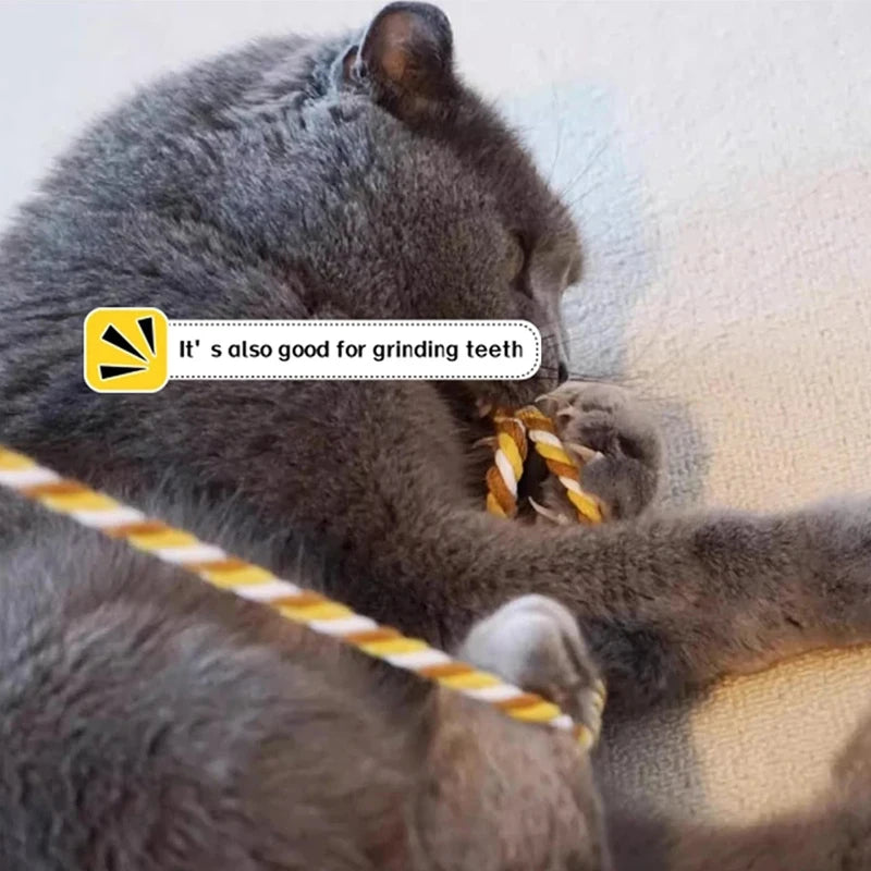 Interactive Cats Toys Long Satin Ribbon Cat Teaser Rod Toy Kitten Playing Teaser Wand Toy Cat Stick Toy