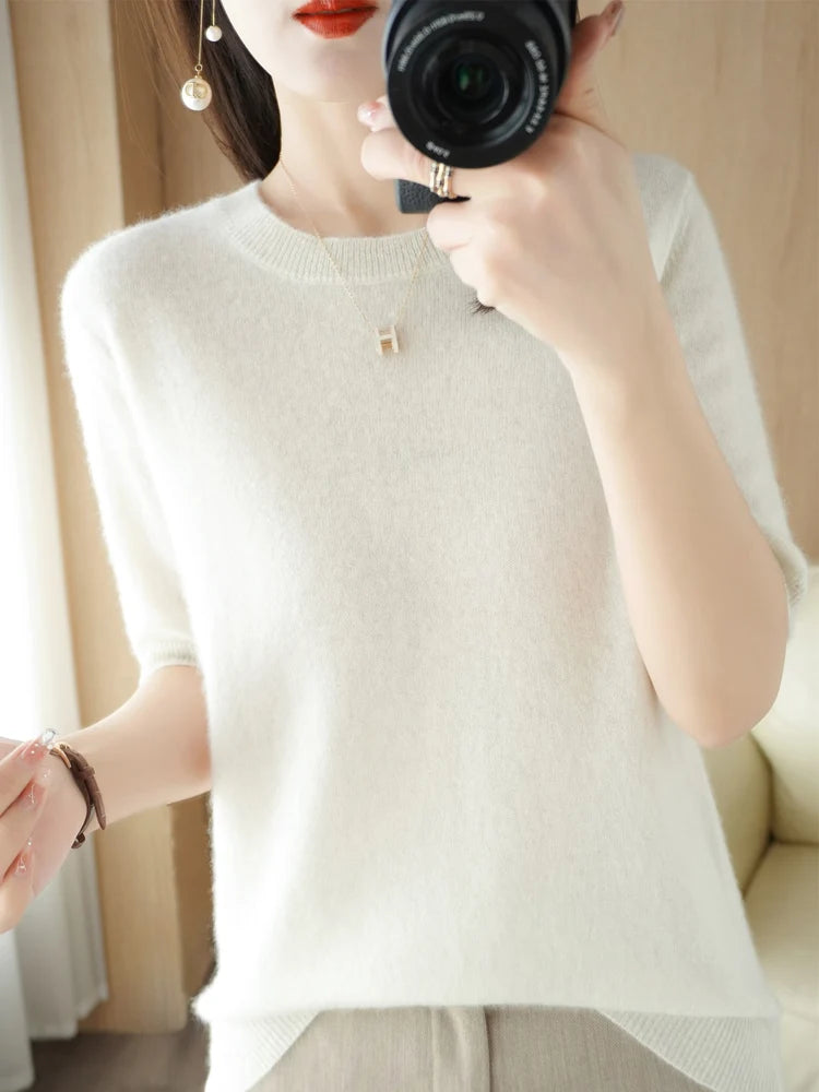 Women’s Merino Wool & Cashmere Sweater