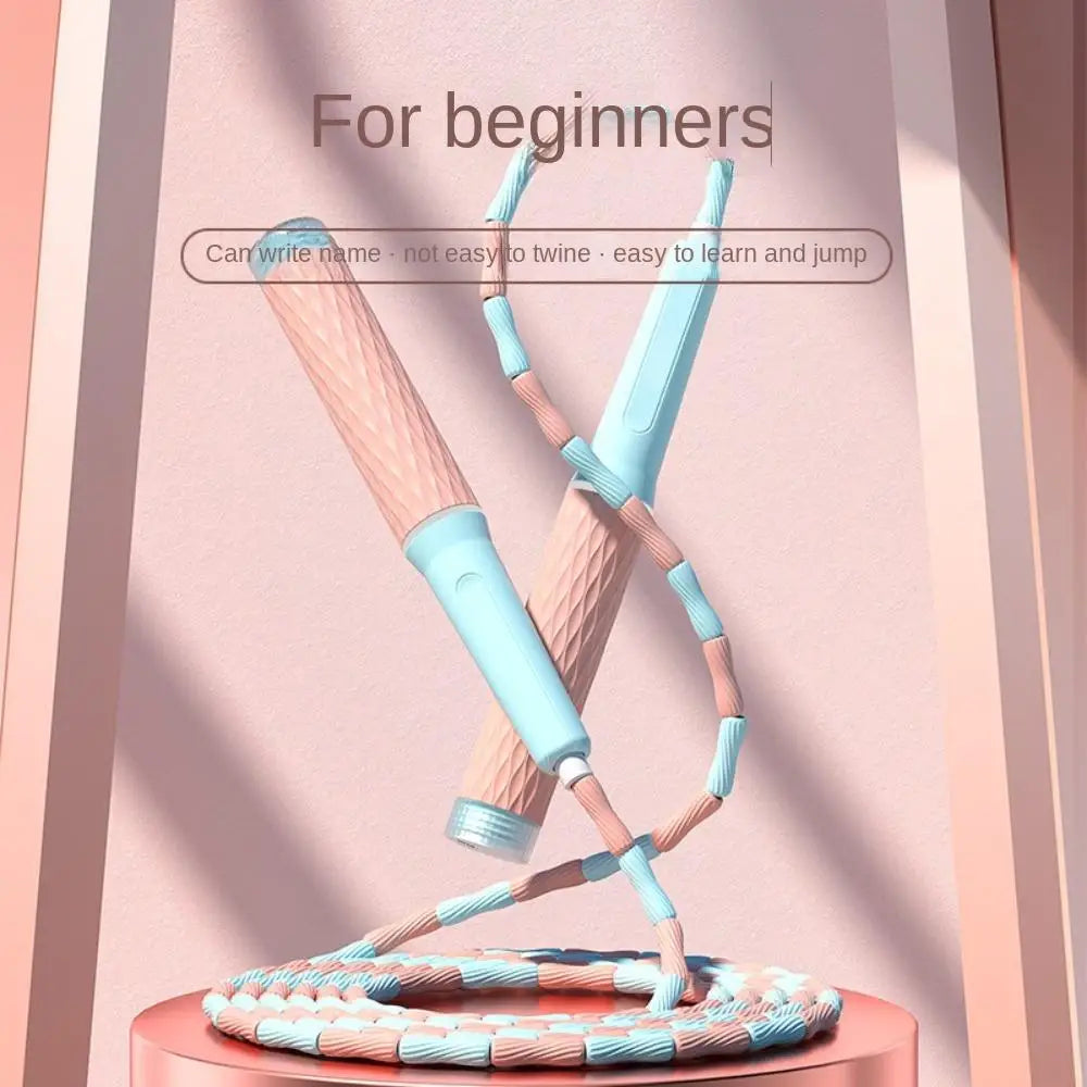 Adjustable Beaded Skipping Rope
