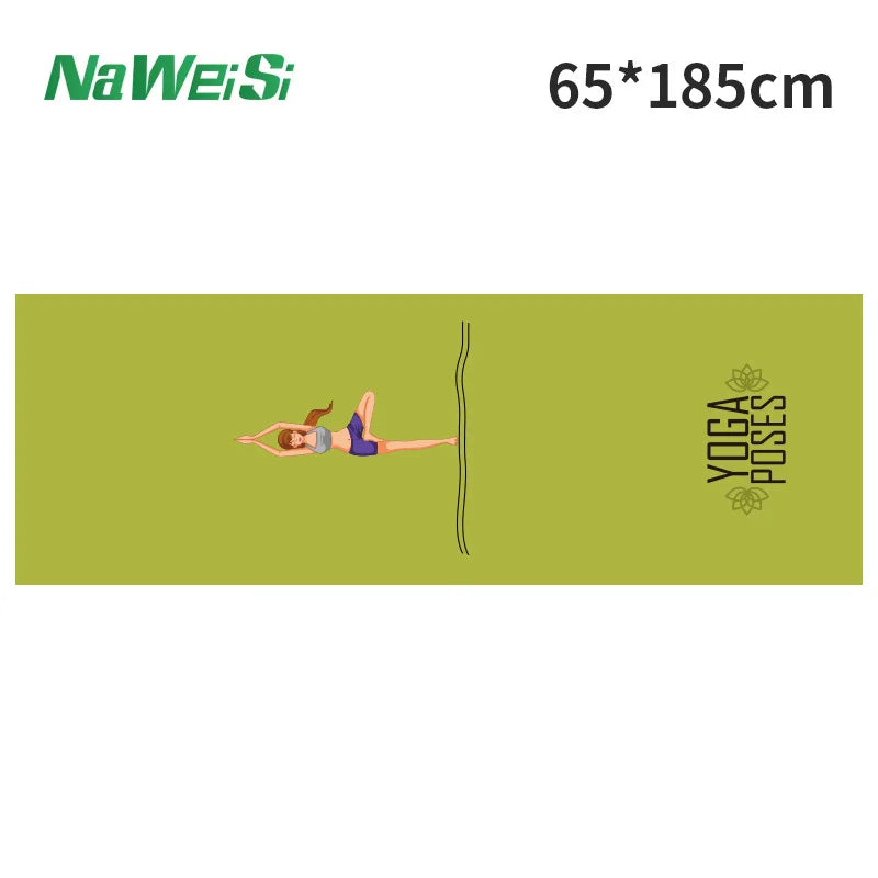 Double-Side Velvet Yoga Mat Towel