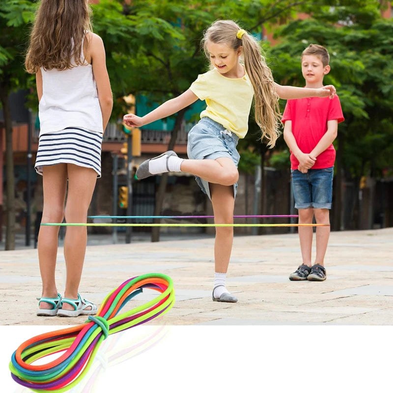 Rainbow Elastic Jump Rope