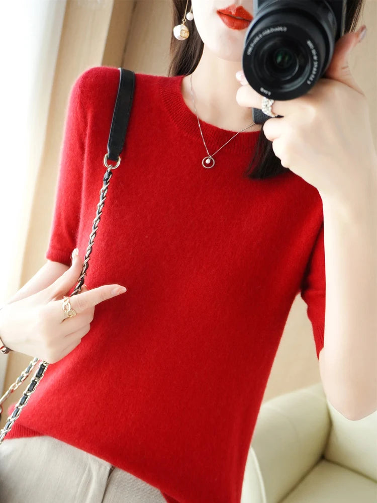 Women’s Merino Wool & Cashmere Sweater